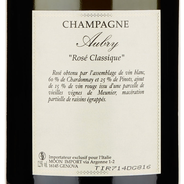 Champagne 1er Cru Brut Rosé - Aubry