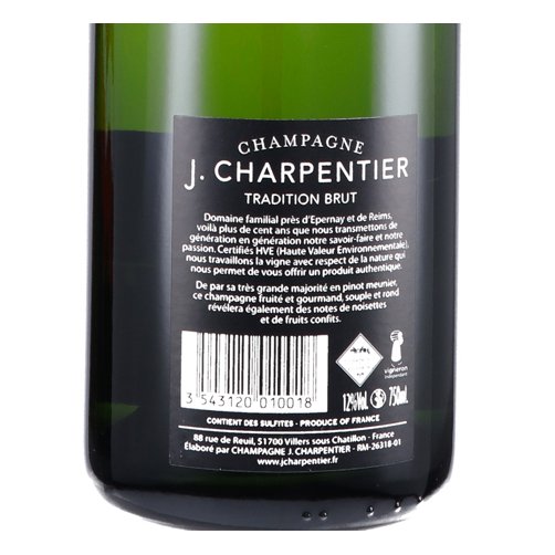 Champagne Brut "Tradition" - J. Charpentier