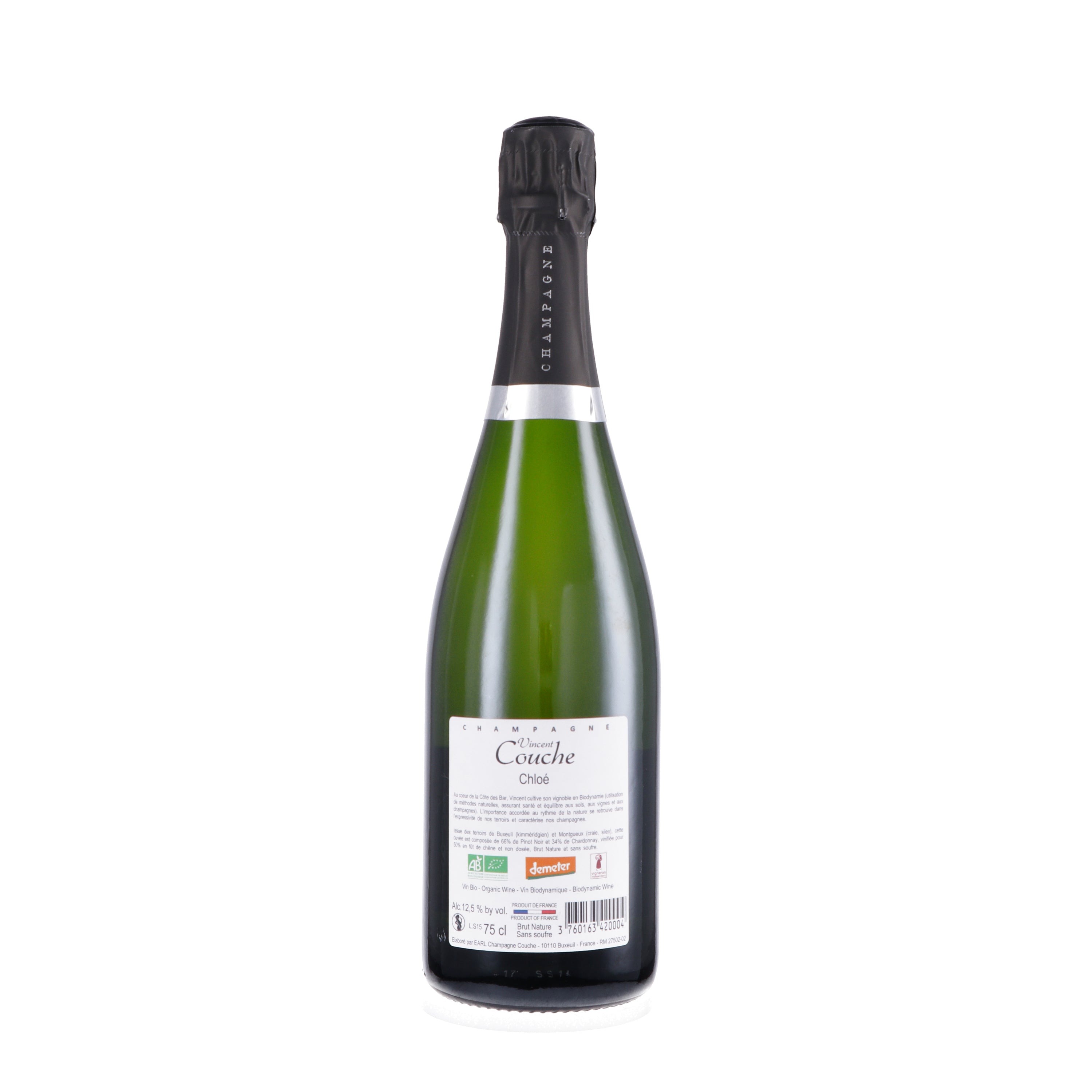 Champagne Dosage Zéro "Chloé" - Vincent Couche