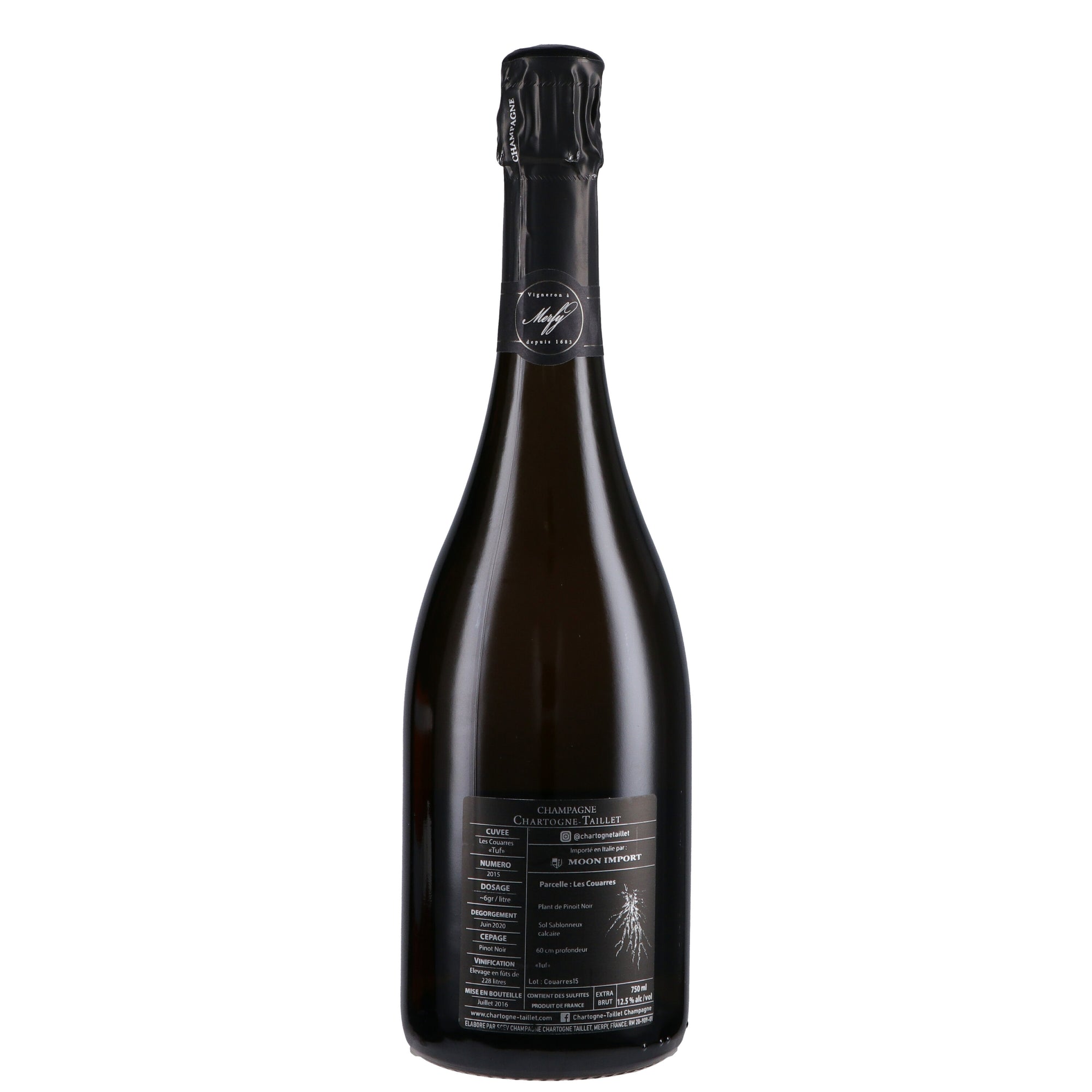 Champagne Extra Brut Blanc de Noirs “Couarres Château” - Chartogne-Taillet