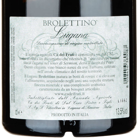 Lugana DOC "Brolettino" 2024 - Cà dei Frati (0.375l)