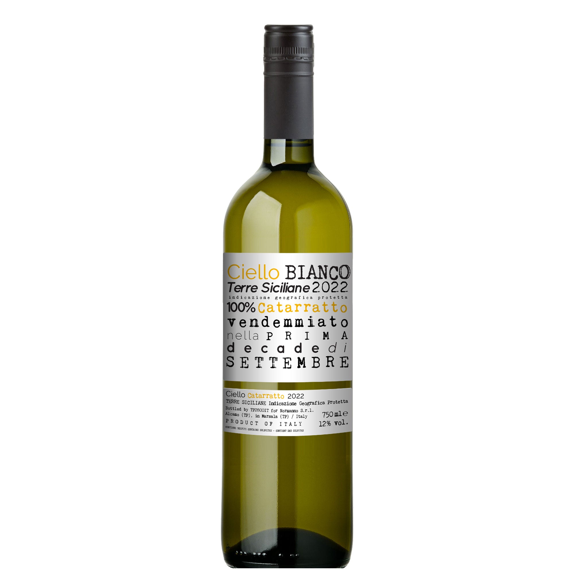 Terre Siciliane Catarratto IGT "Ciello Bianco" 2024 - Ciello (tappo a vite)