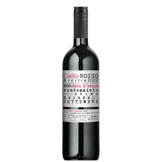 Sicilia Nero d'Avola DOC "Ciello" 2024 - Ciello (tappo a vite)