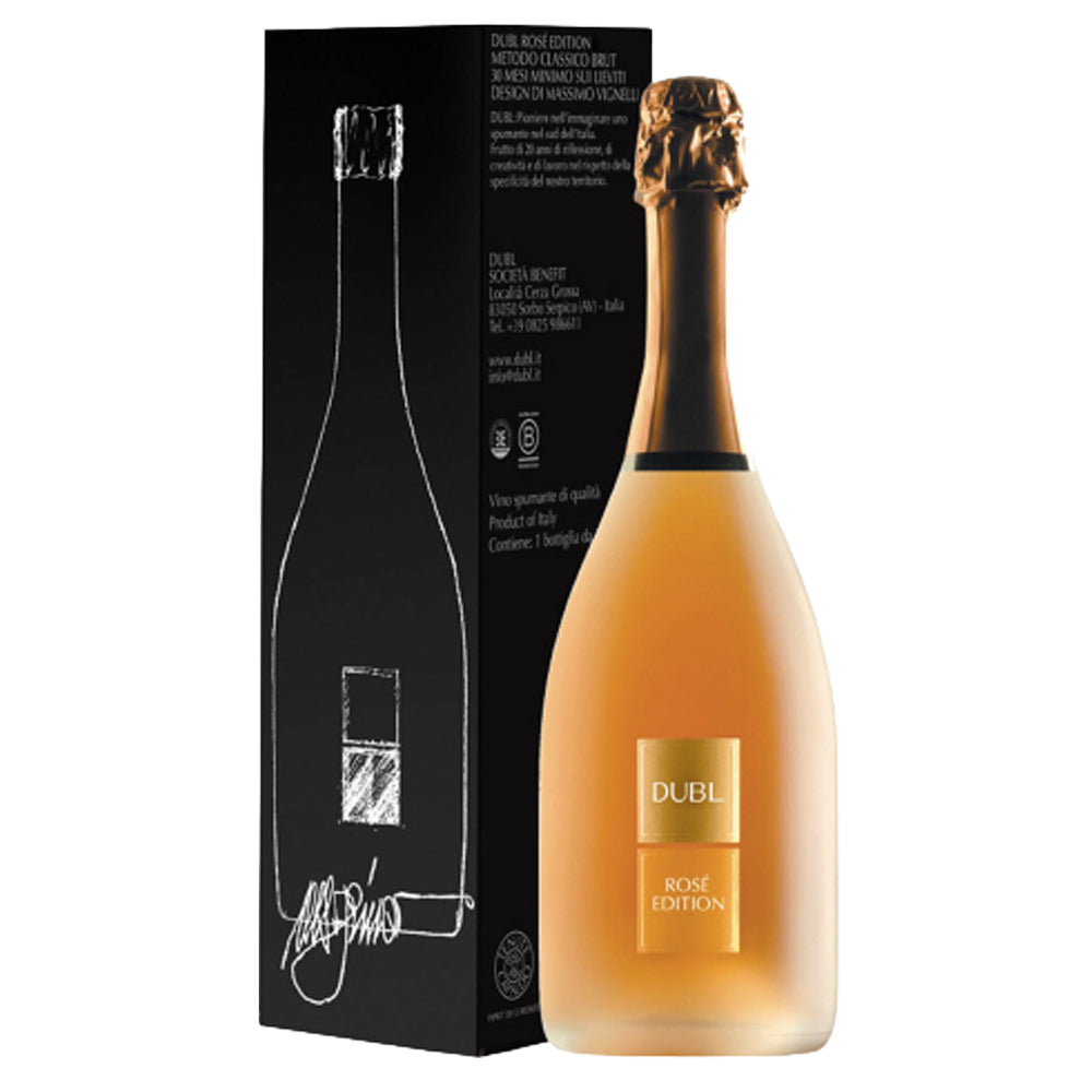 Spumante Brut Metodo Classico Rosè "Edition III" - DUBL (astuccio)