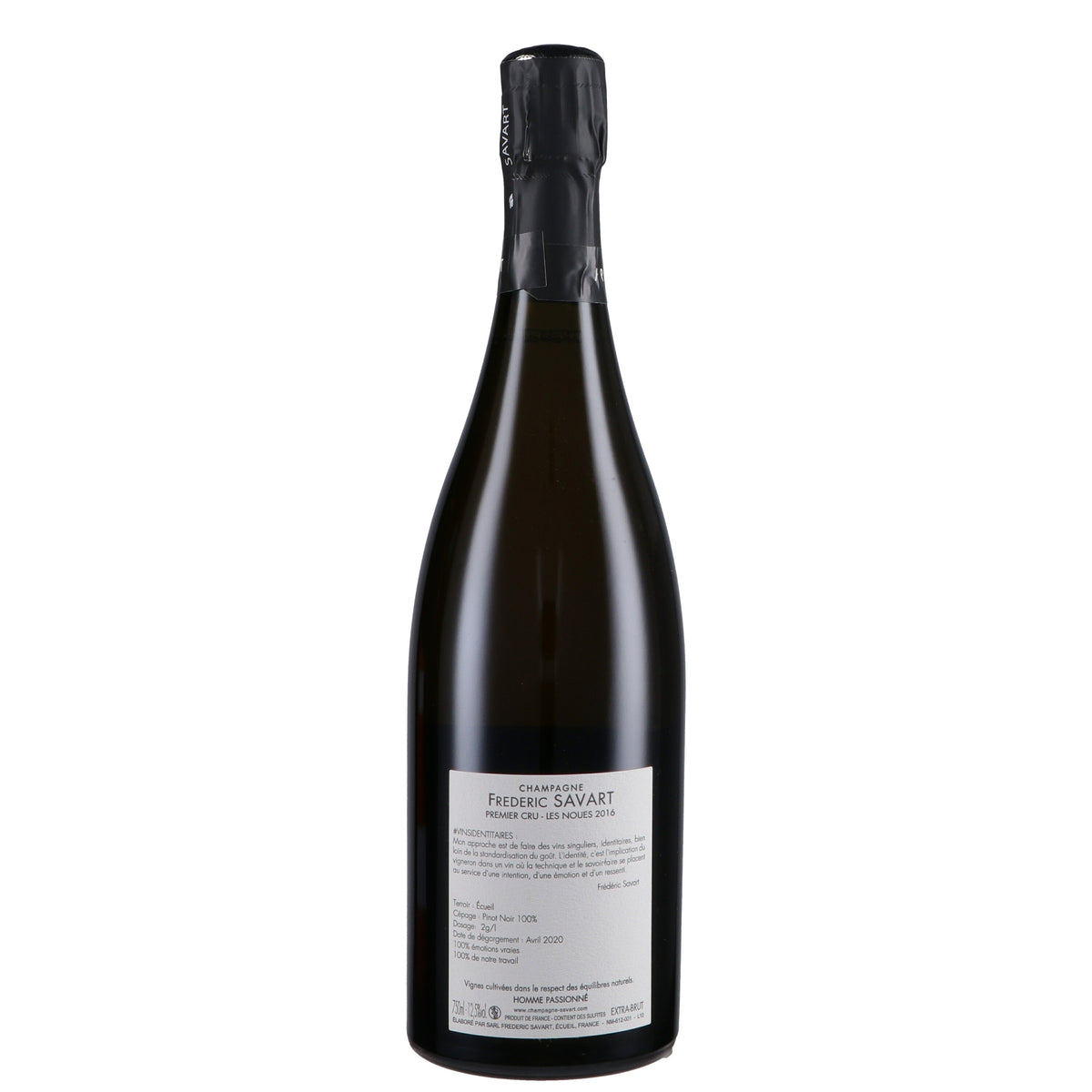 Champagne Extra Brut “Les Noues” 2022 - Frédéric Savart