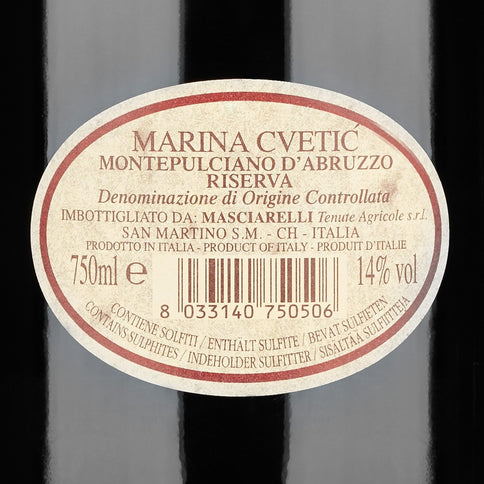 Montepulciano d’Abruzzo DOC "Marina Cvetic" 2020 - Masciarelli