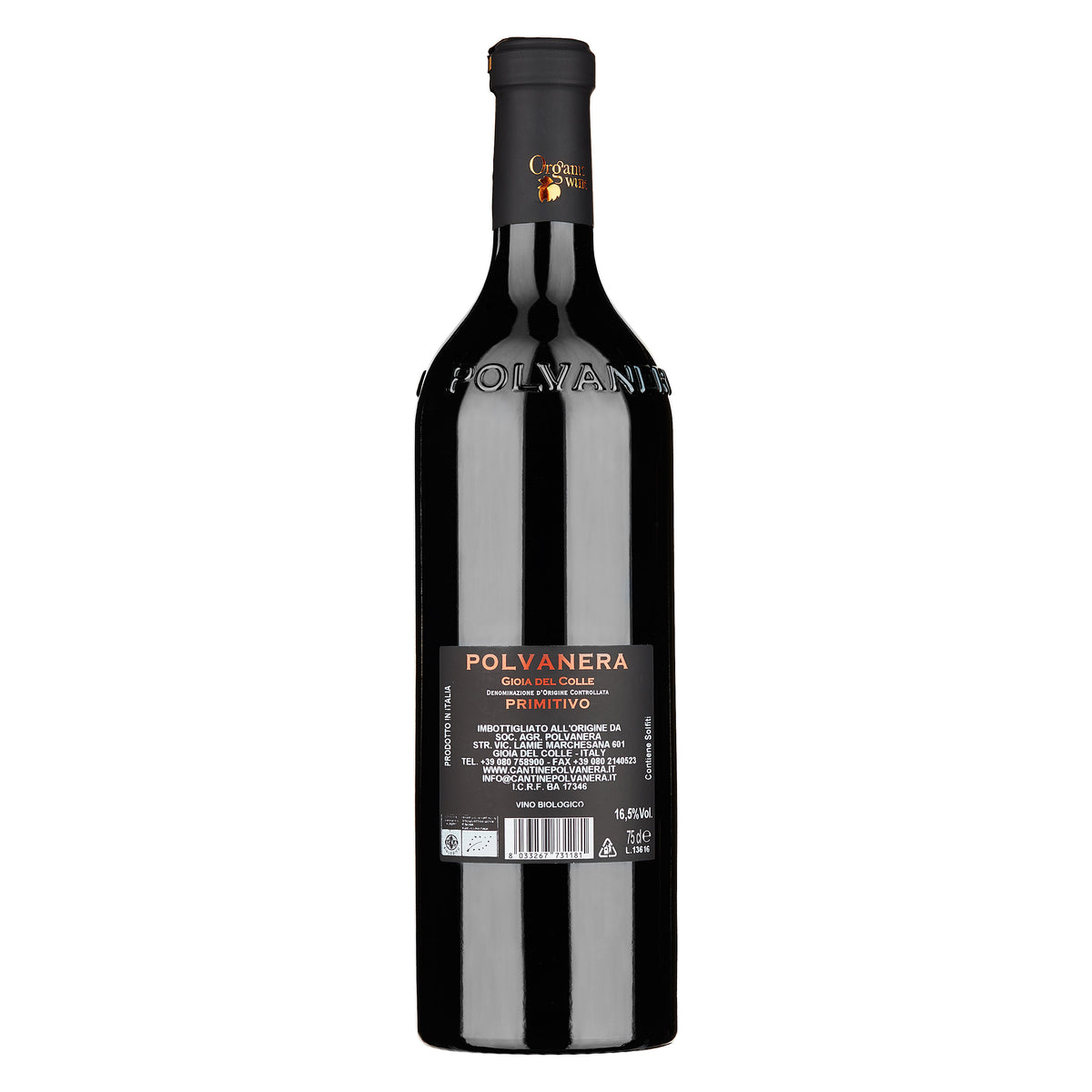 Gioia del Colle Primitivo DOC "17" 2022 - Polvanera